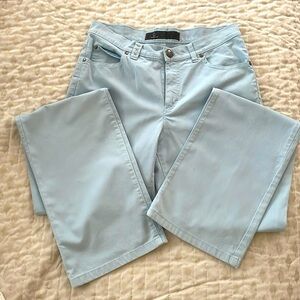Dismero‎ Italian Brand Womens Baby Blue Embellished Pocket Pants Size 29/32
